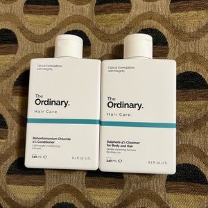 The Ordinary Shampoo & Conditioner.